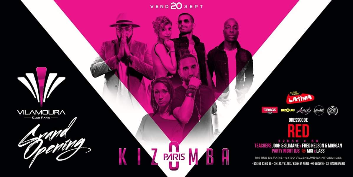 Grand Opening Kizomba Paris - Dj Mgi Dj Lass FredNelson&Morgan
