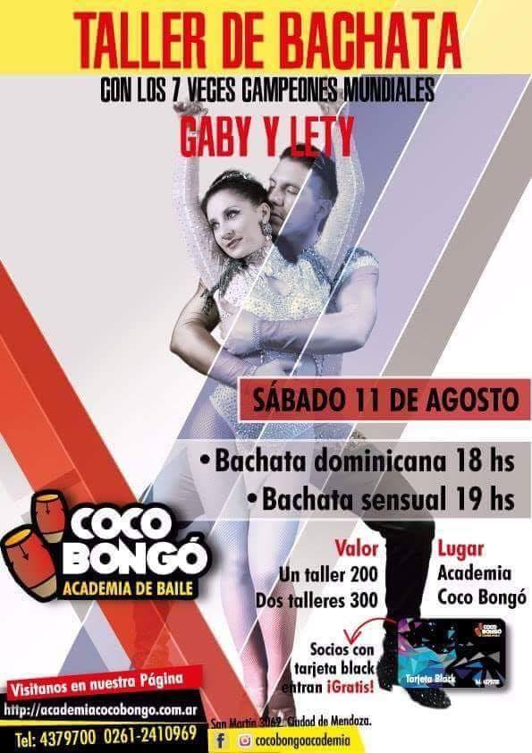 Taller de Bachata con Leticia & Gabriel