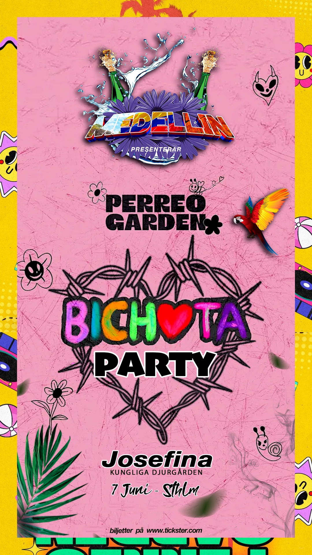 BICHOTA Party Marie Laveau 7 juni