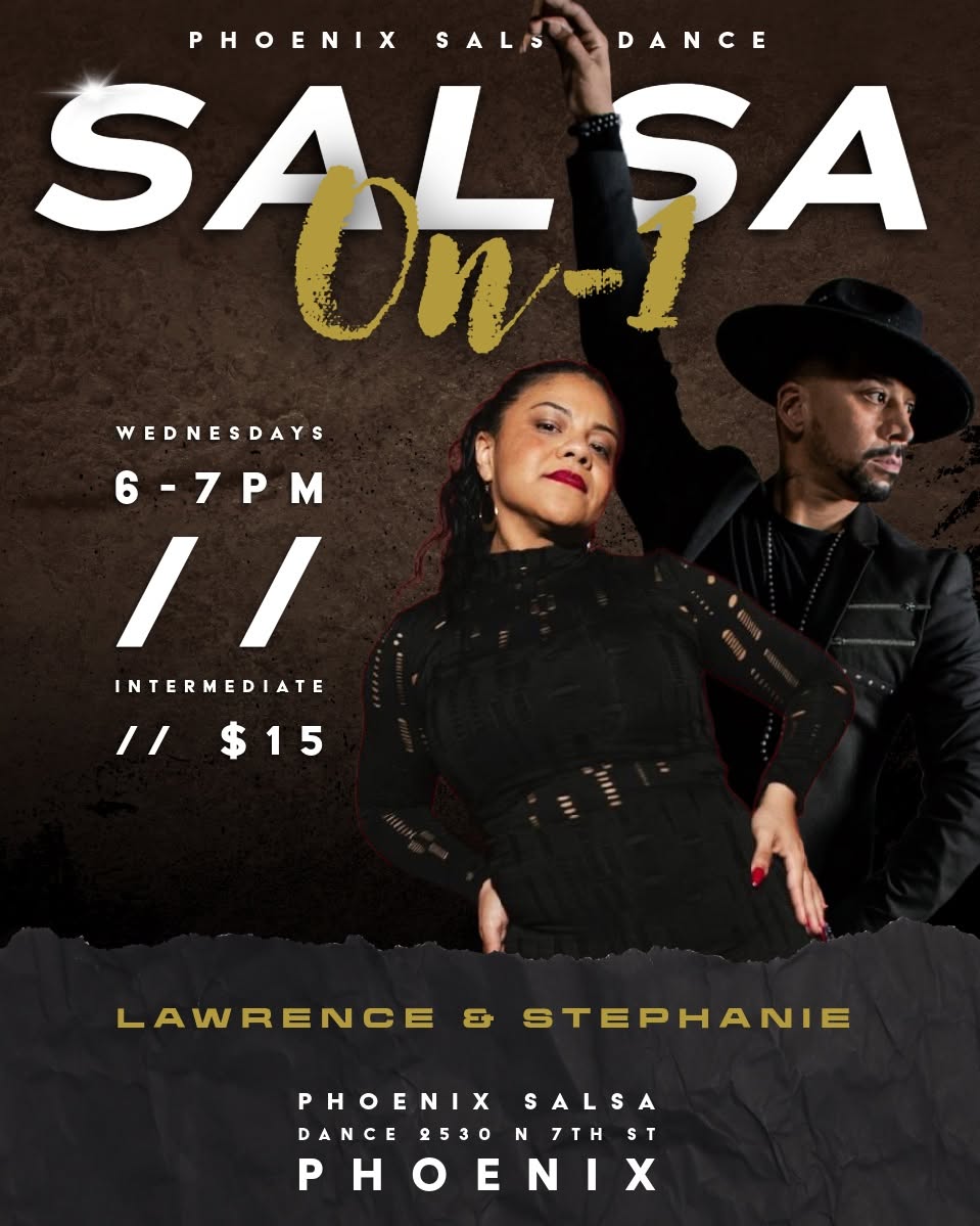 Wednesday Salsa On-1 with Lawrence & Stephany!