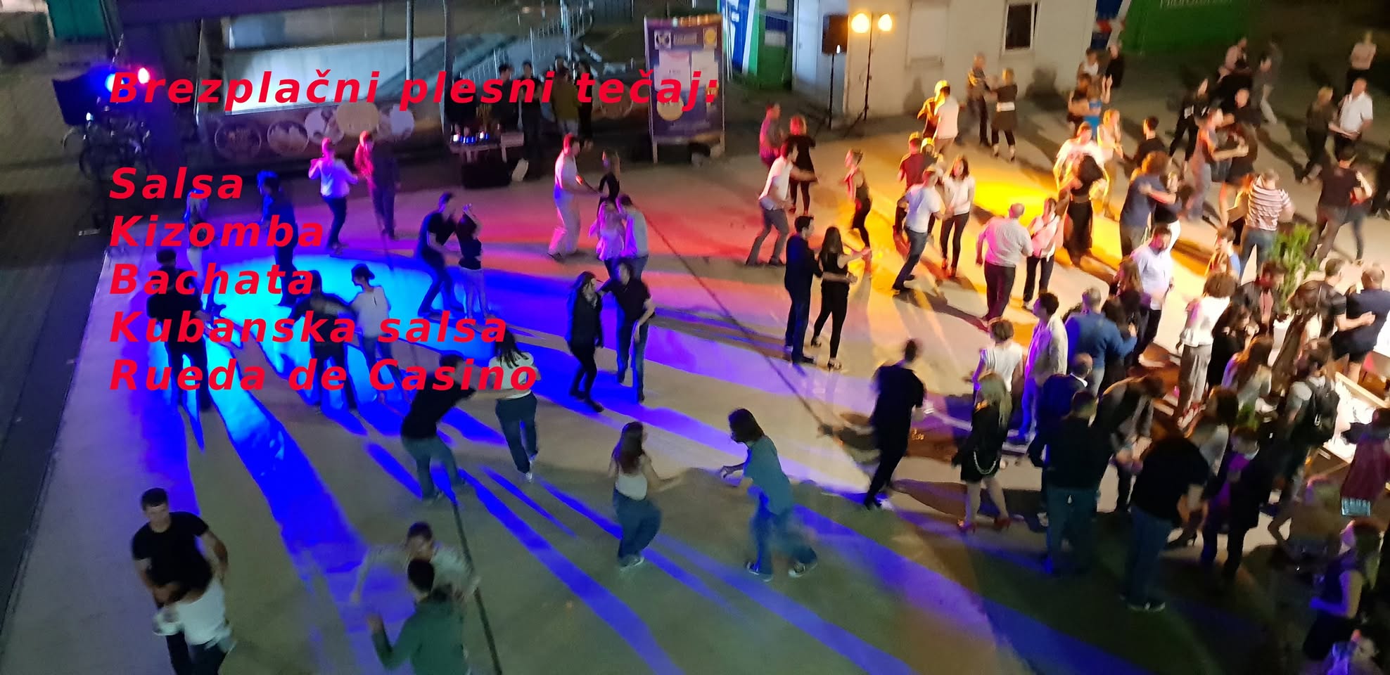 Tečaj salsa, bachata, kizomba, Rueda de Casino - brezplačno
