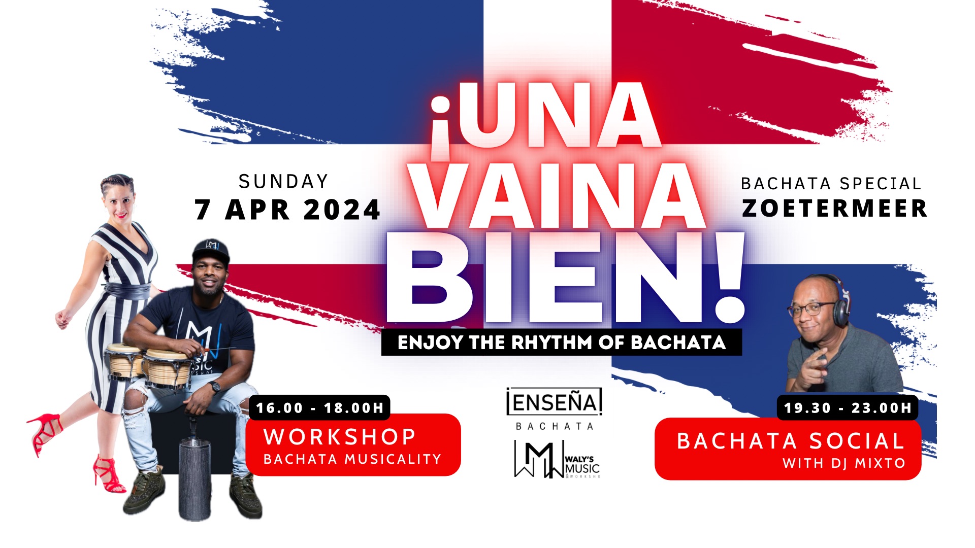 Una Vaina Bien! Bachata Special: Musicality Workshop & Bachata Social - Zoetermeer