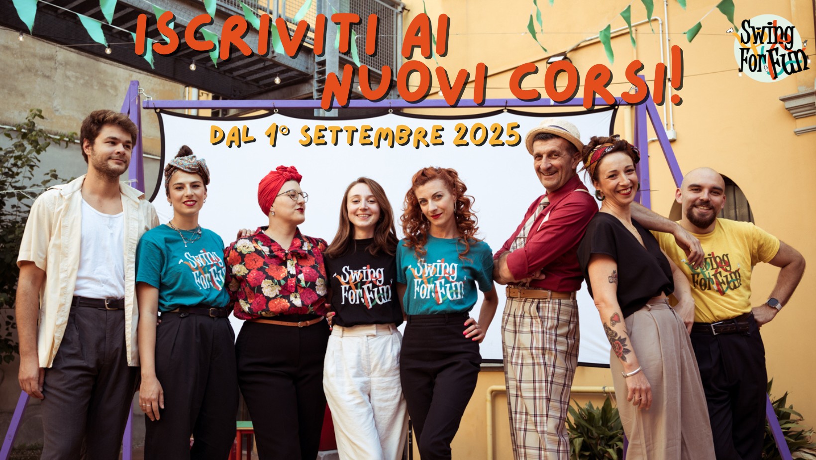 Nuovi corsi Swing For Fun! Apertura iscrizioni 1° settembre 2025