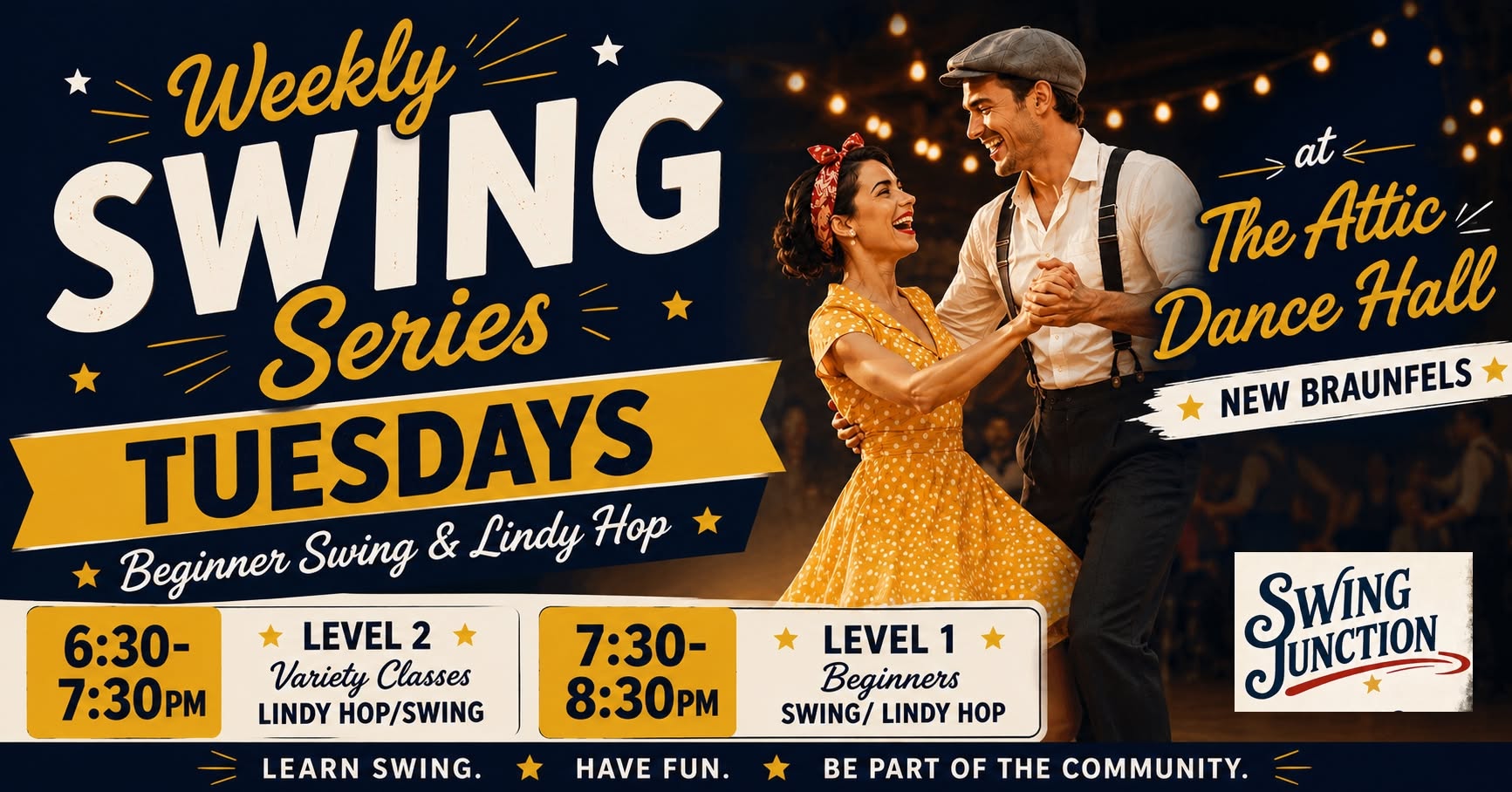Step into something fun, learn to Swing Dance!