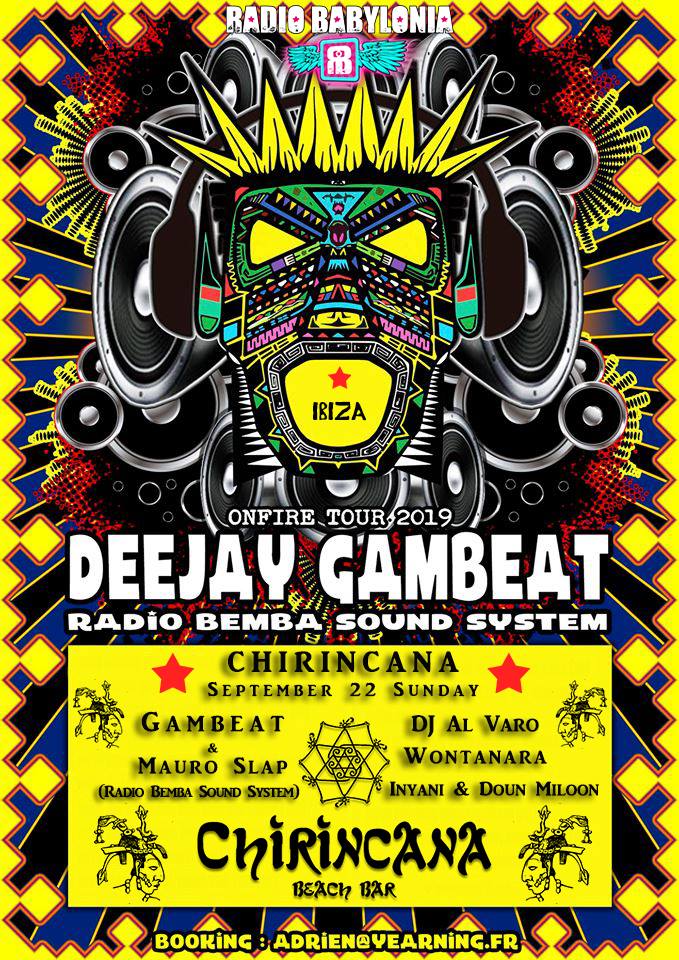 Gambeat (Radio Bemba Sound System) at Chirincana