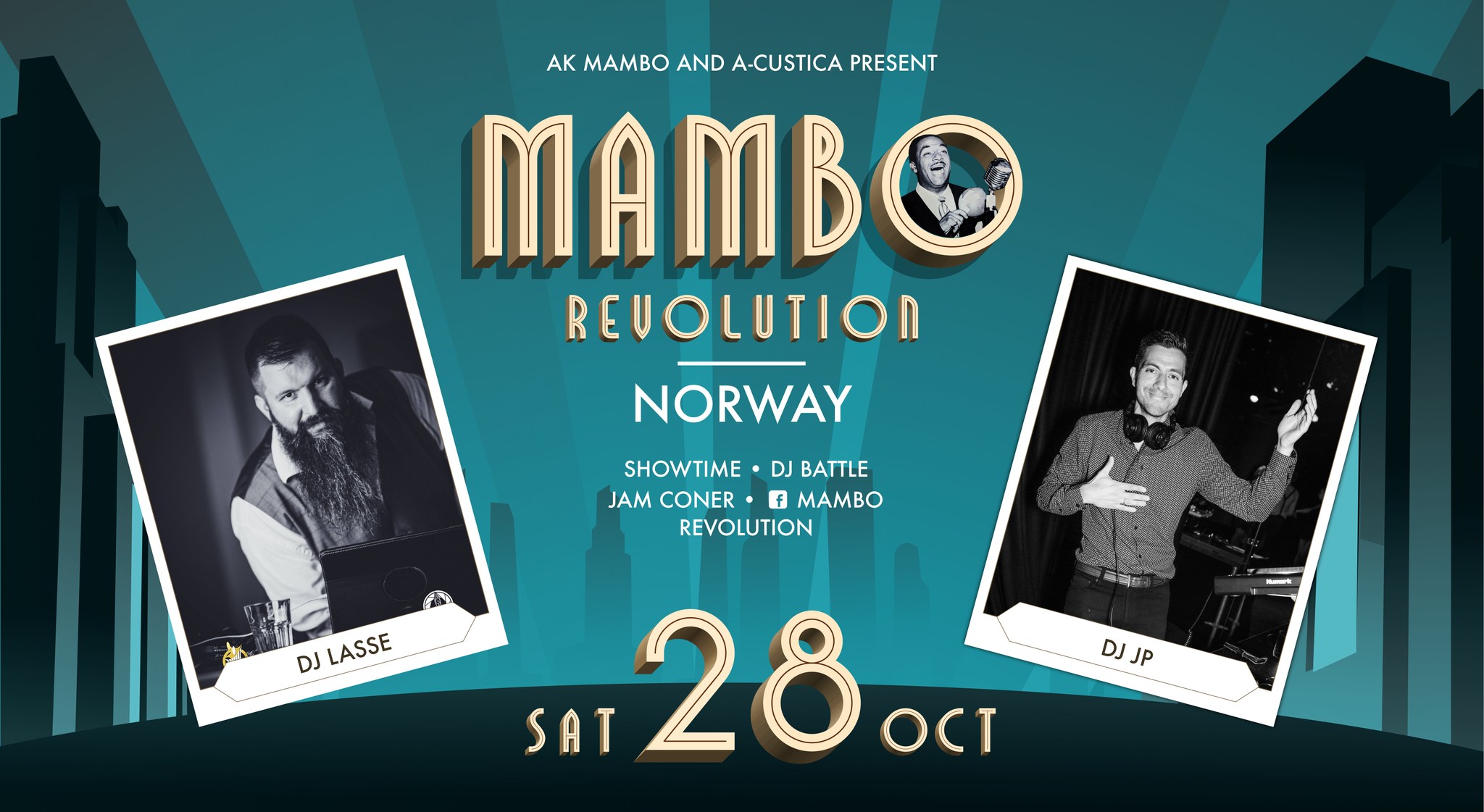 Mambo Revolution Oslo - 28 October - DJ Lasse vs DJ JP