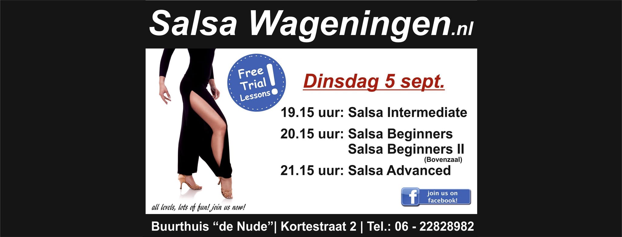Gratis Salsa Proefles in Wageningen