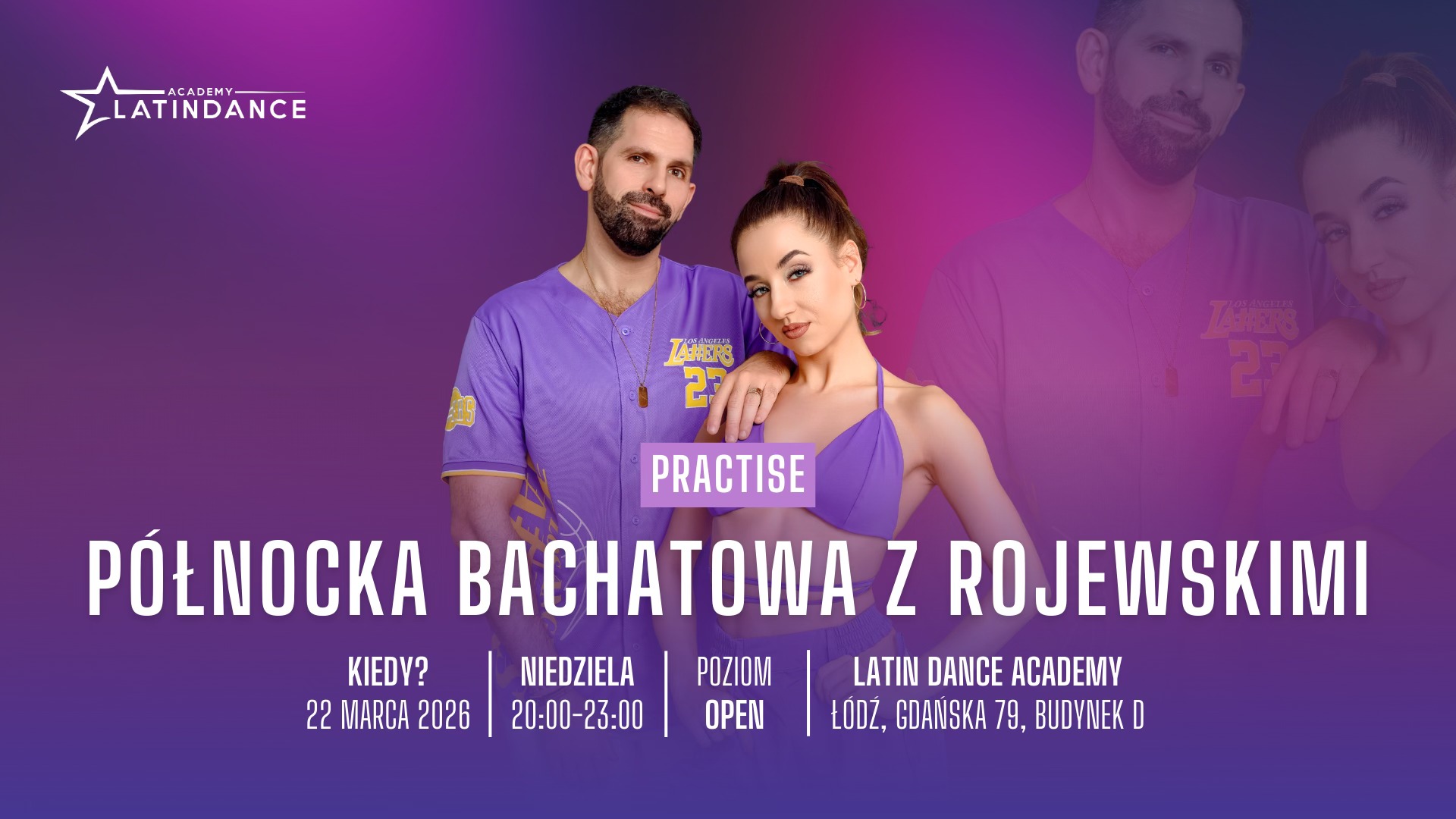 PÓŁNOCKA BACHATOWA Z ROJEWSKIMI W LDA! 22 MARCA '26