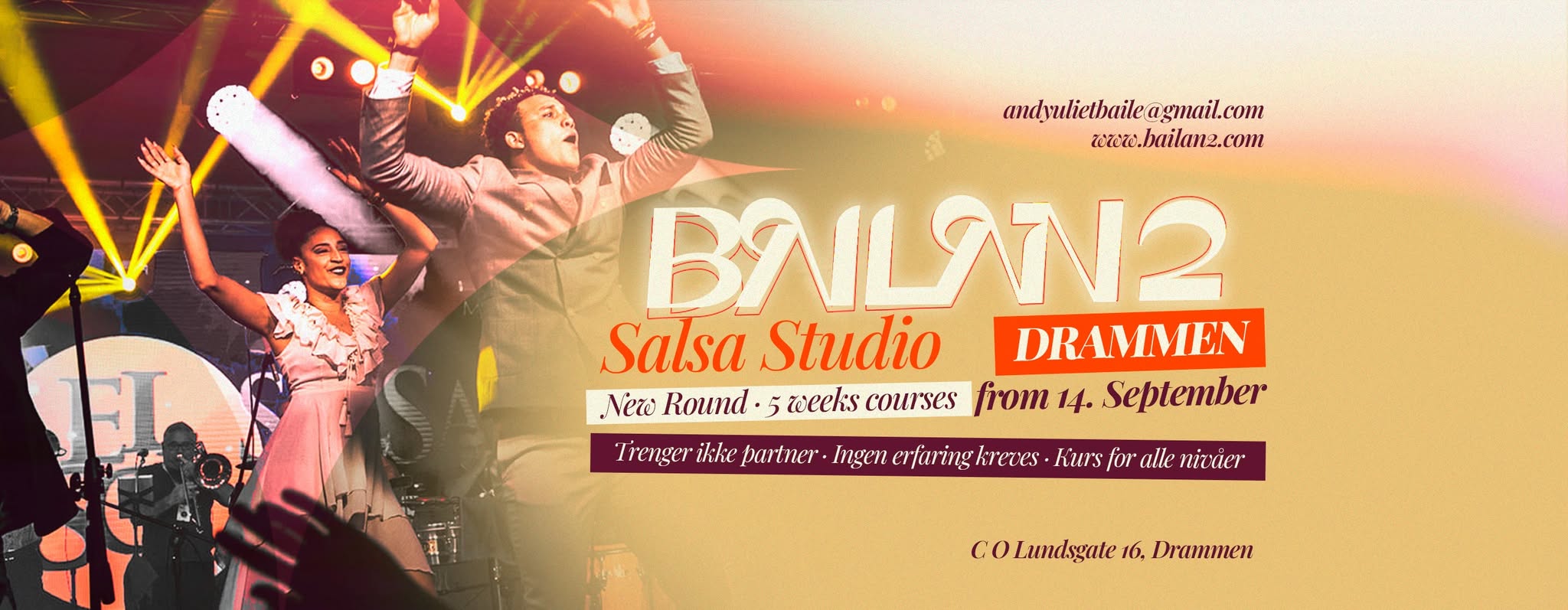 Bailan2 Drammen 5 weeks from 14. September