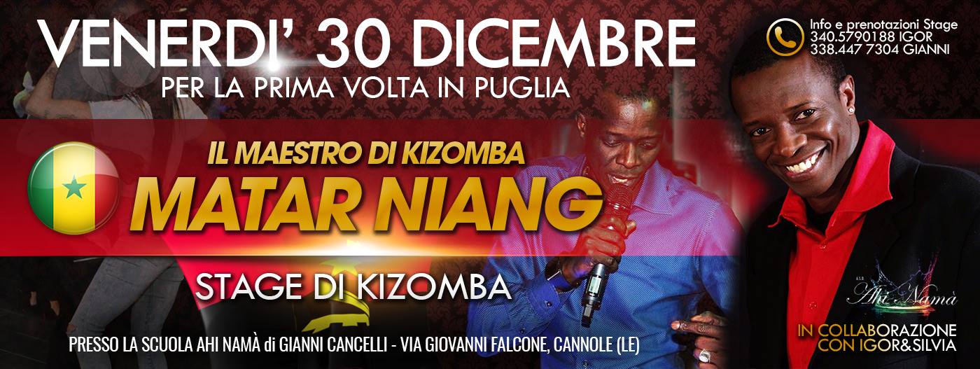 Stage Kizomba con MATAR Niang