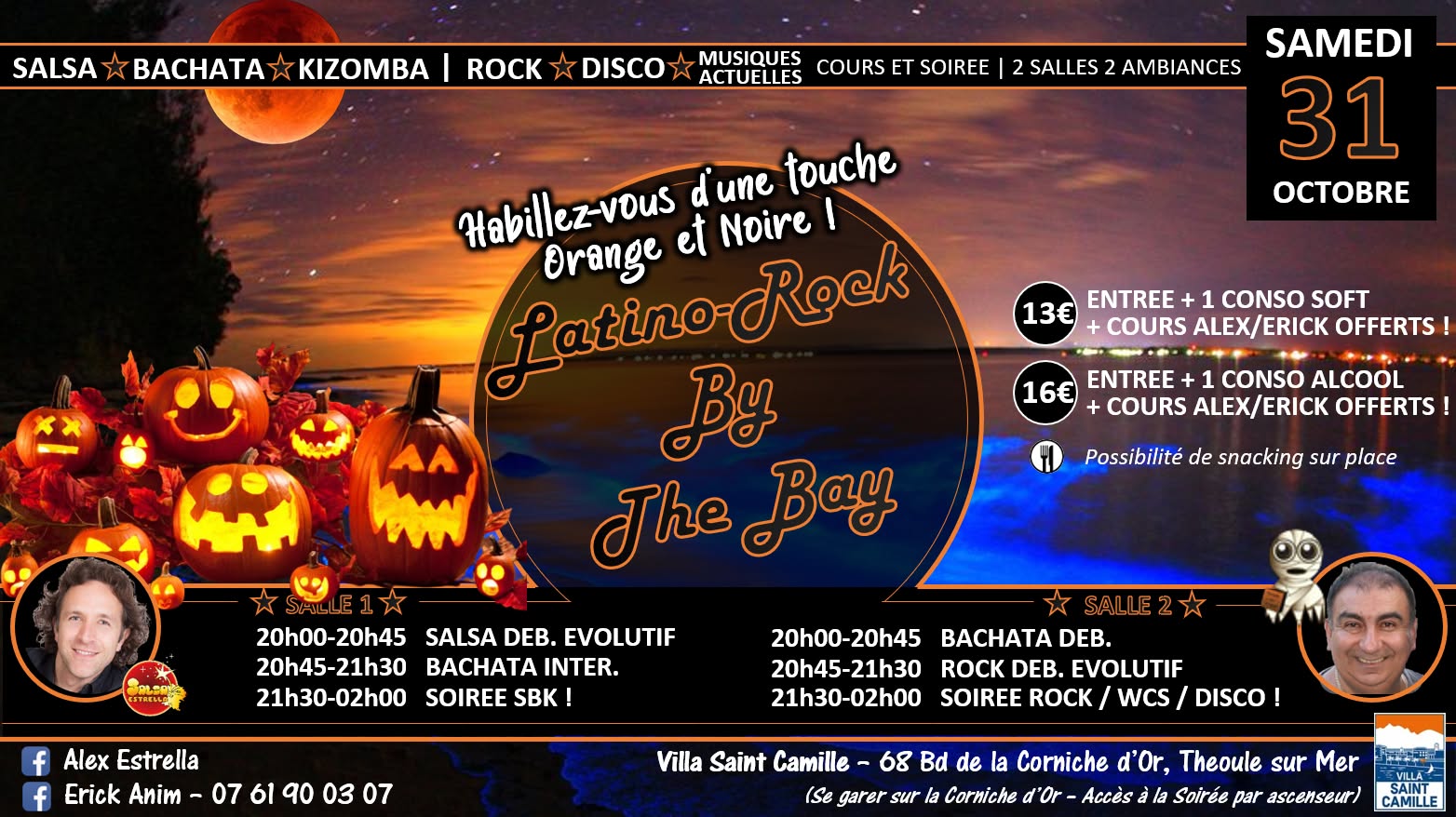 Latino-Rock By The Bay - Soirée Orange et Noire !