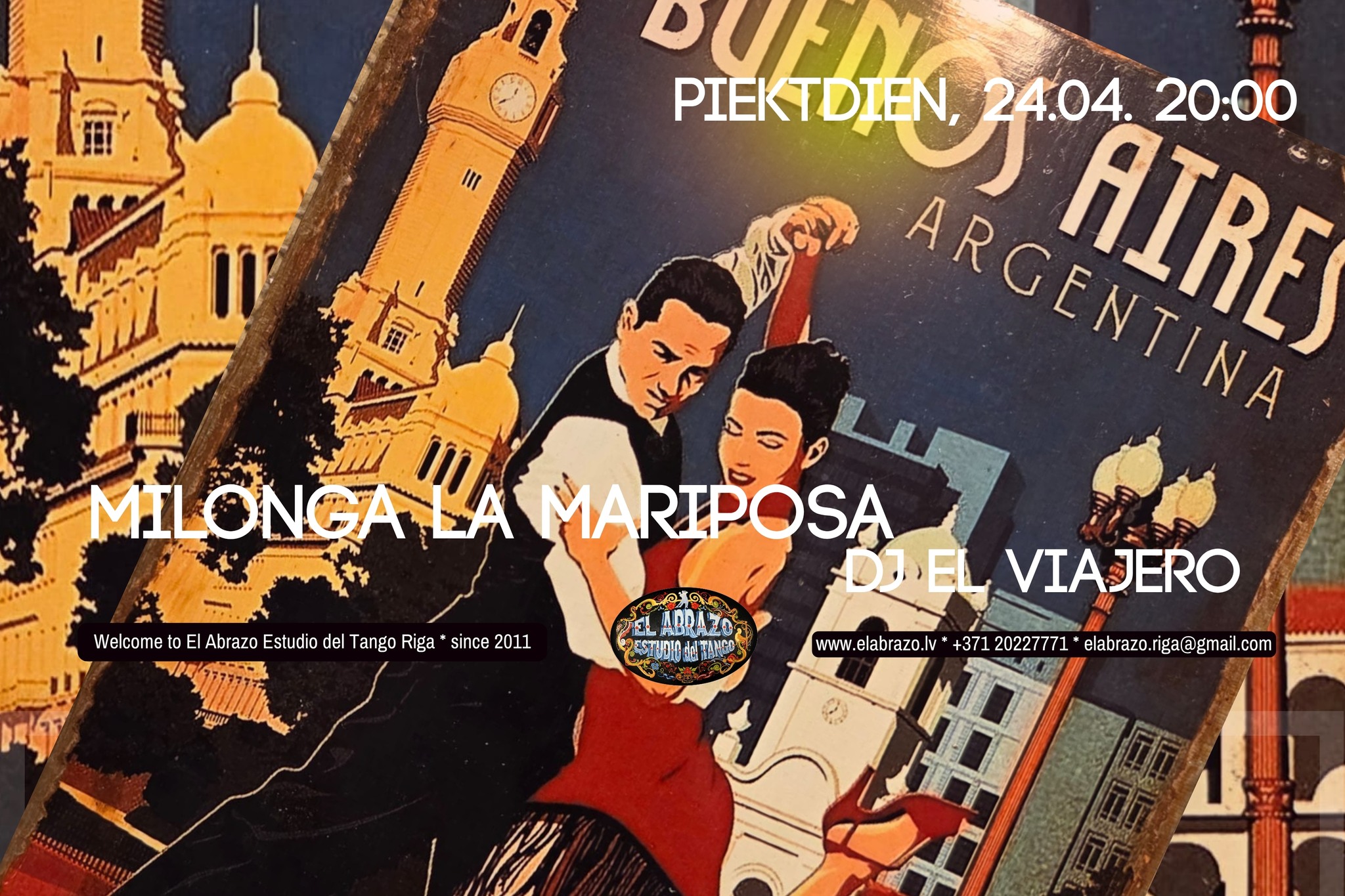 ✨ MILONGA LA MARIPOSA 💃🕺 DJ EL VIAJERO ✨✨✨