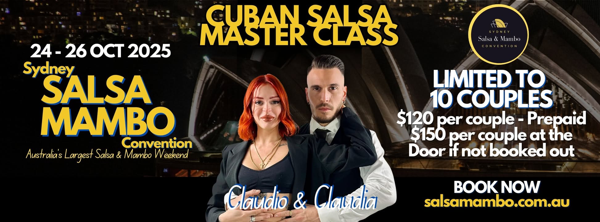 CUBAN SALSA MASTER CLASS - CLAUDIO & CLAUDIA from Italy