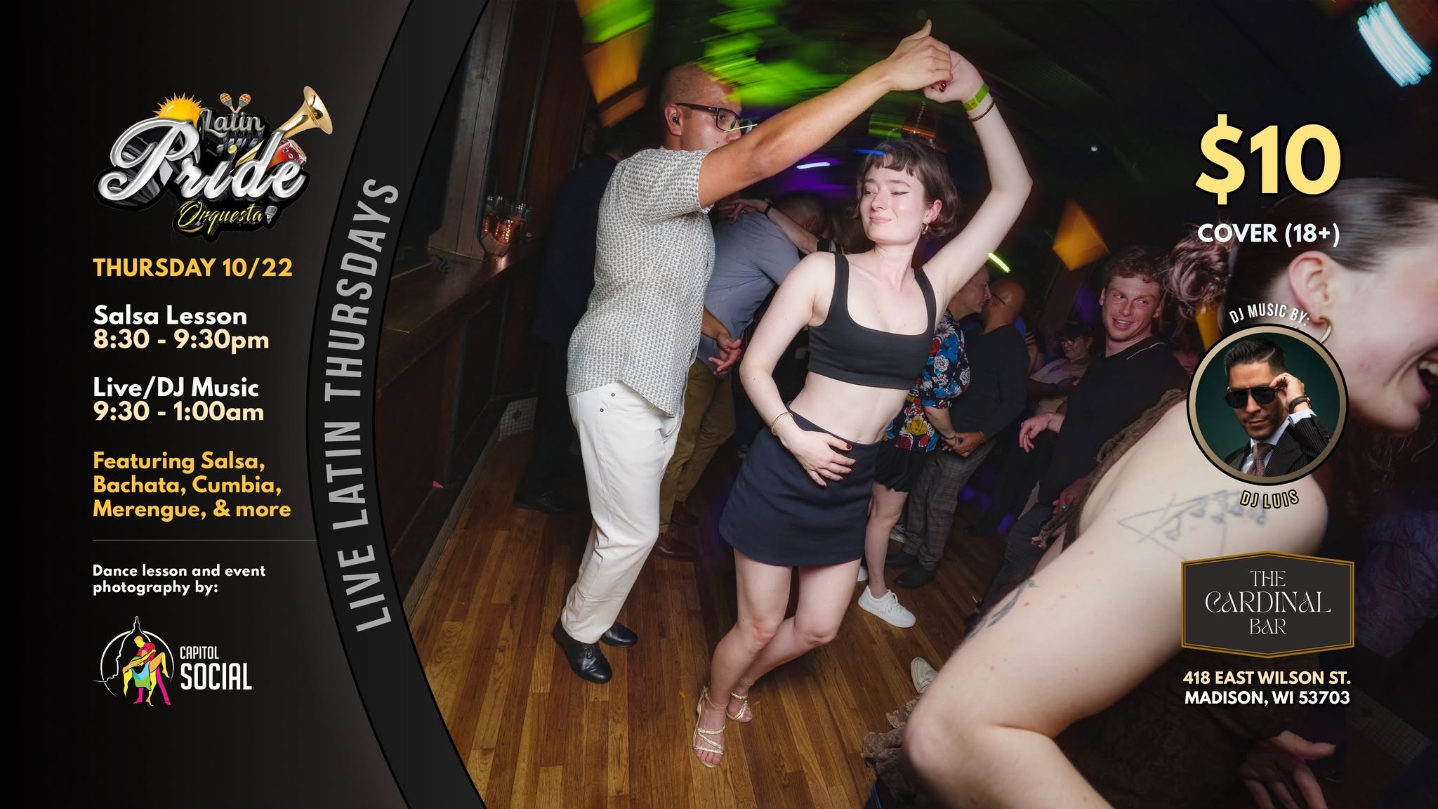 LATIN PRIDE ORQUESTA At The Cardinal! (10 22 26)