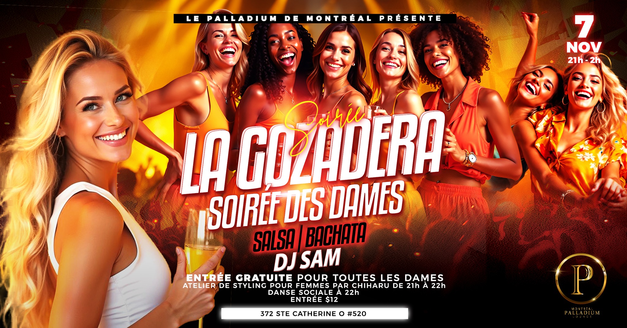 đ SoirĂ©e des Dames au Latin Groove : La Nuit Ultime pour les Femmes !đNOV 7