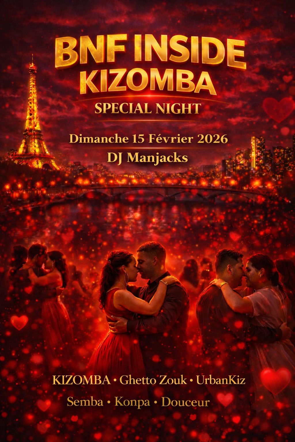 BNF INSIDE KIZOMBA I DIM 15 FEVRIER 2026 I PARIS 15 EME