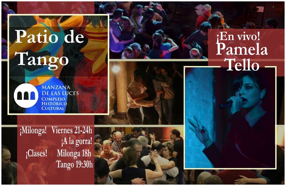 Patio de Tango! Pamela Tello en vivo! #Gratis!