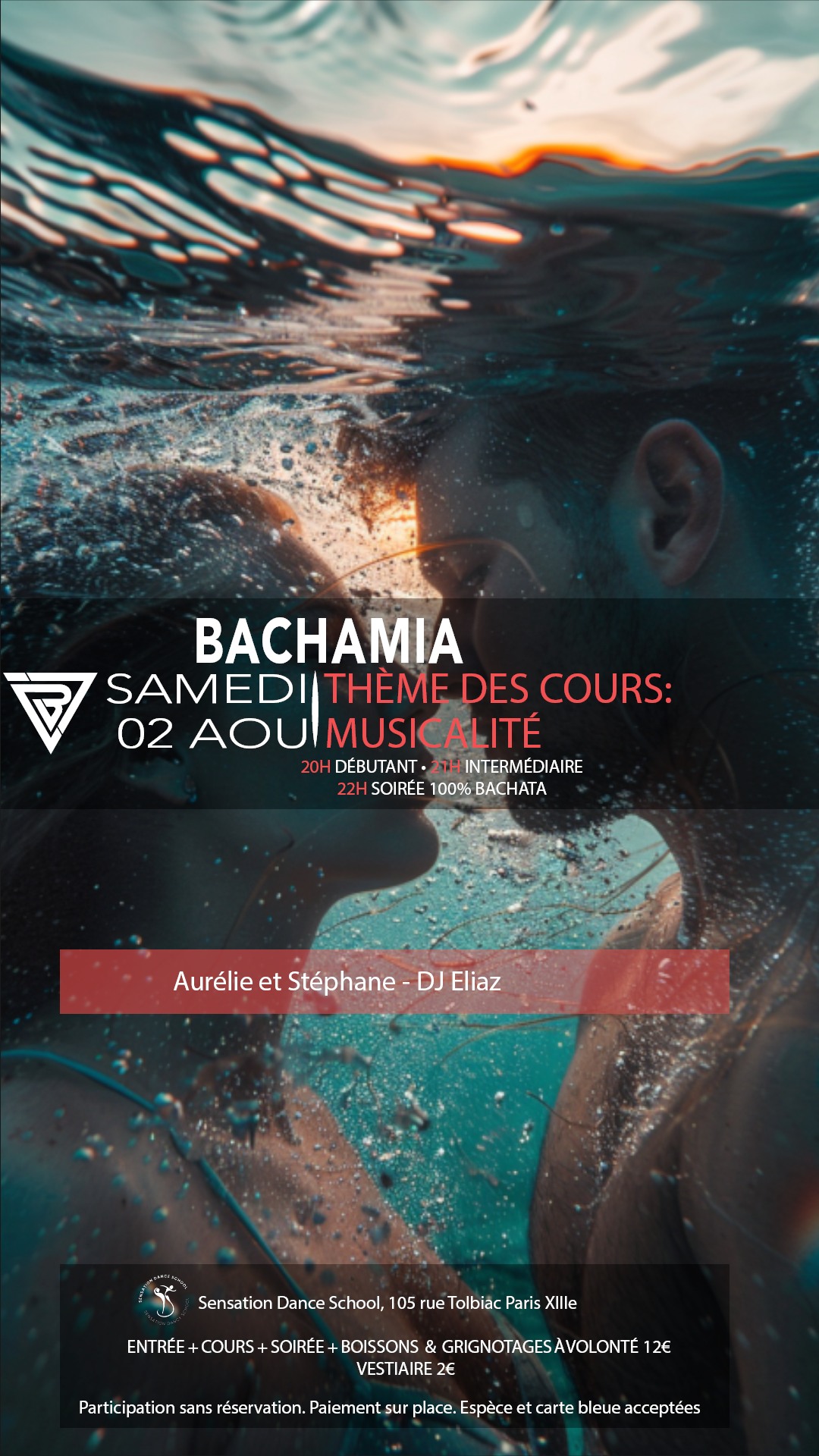 Bachamia interprétation musicale - Aurélie et Stéphane - DJ Eliaz