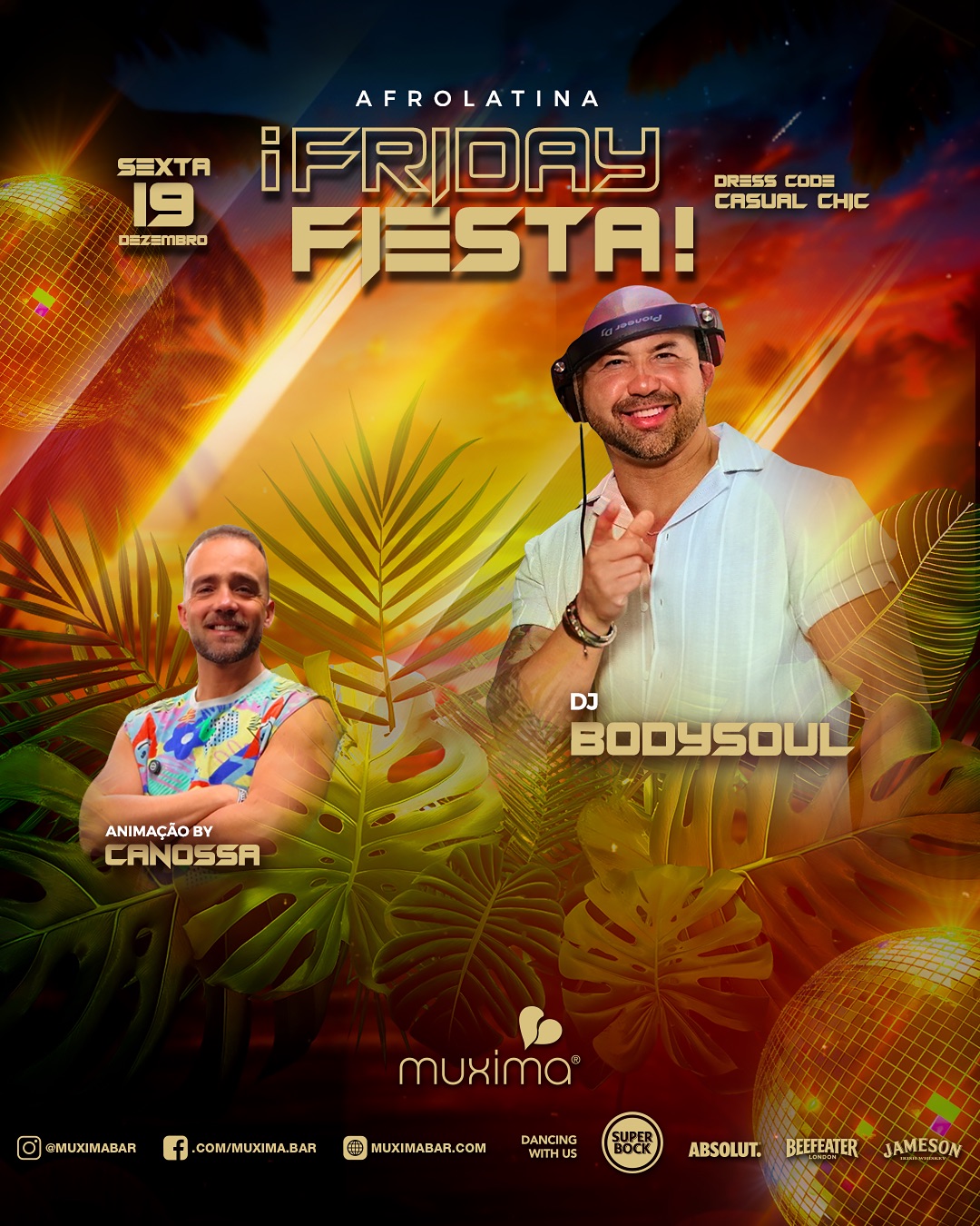 SEXTA 19 DEZEMBRO ► ¡FRIDAY FIESTA!