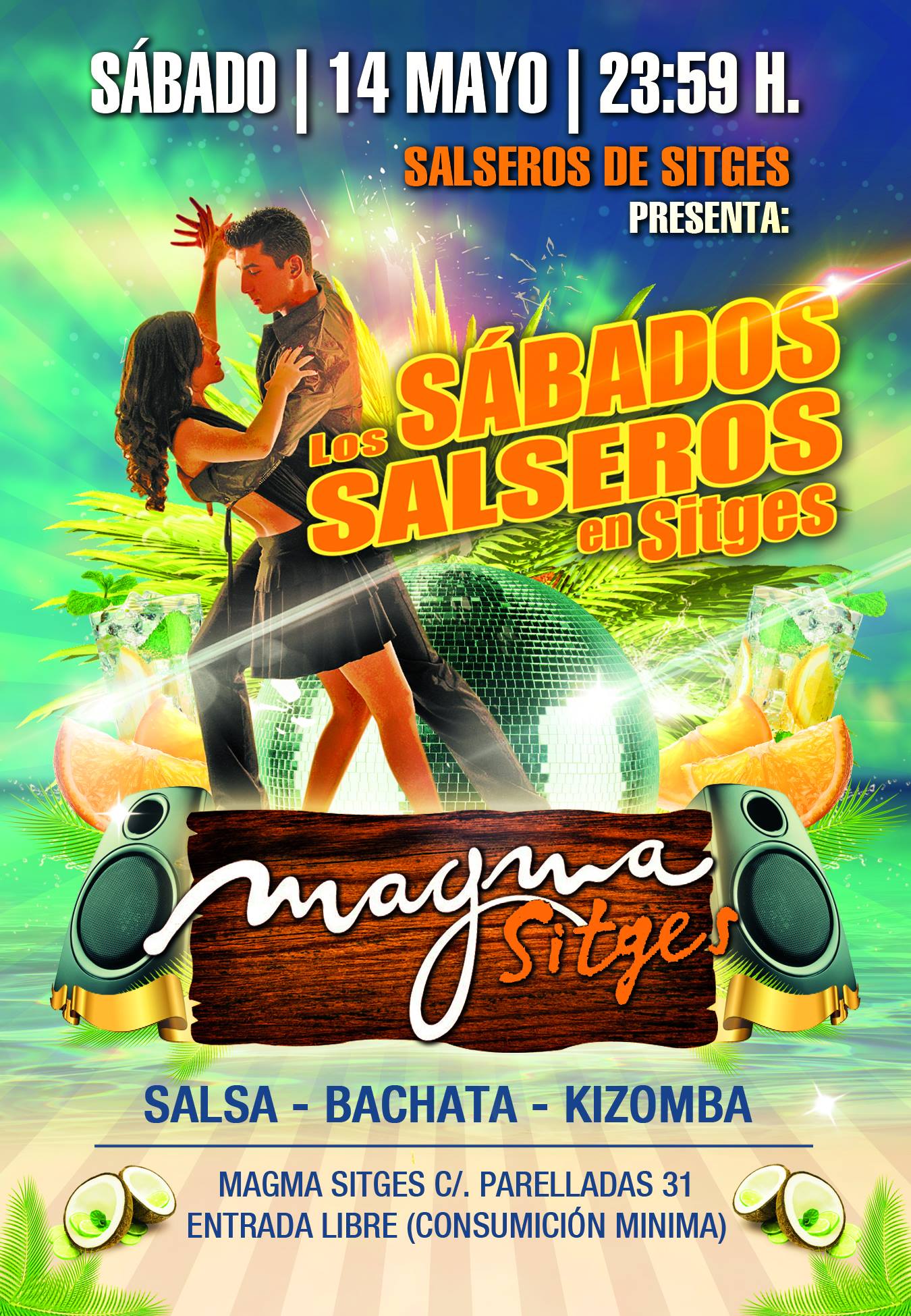 SÁBADO SALSERO en Magma Sitges