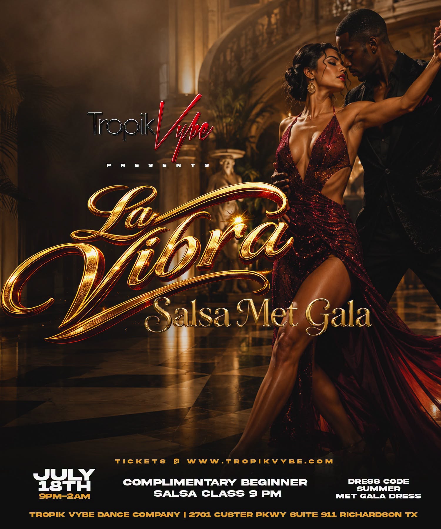 🔥Dallas Salsa Met Gala Social - DRESS TO IMPRESS