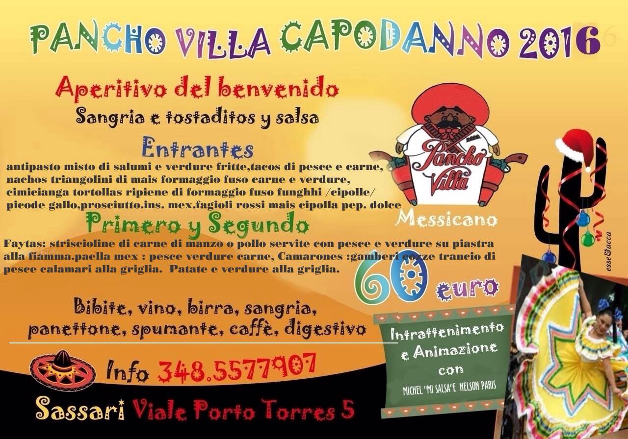 Capodanno LATINO al PANCHO VILLA - SS