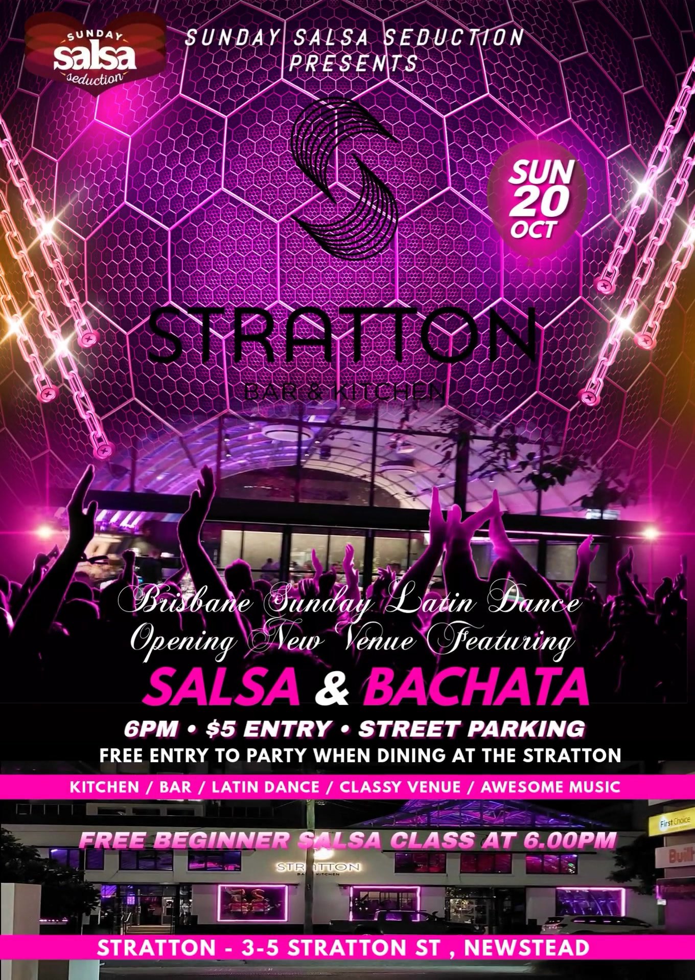 SUNDAY LATIN DANCE @ THE STRATTON