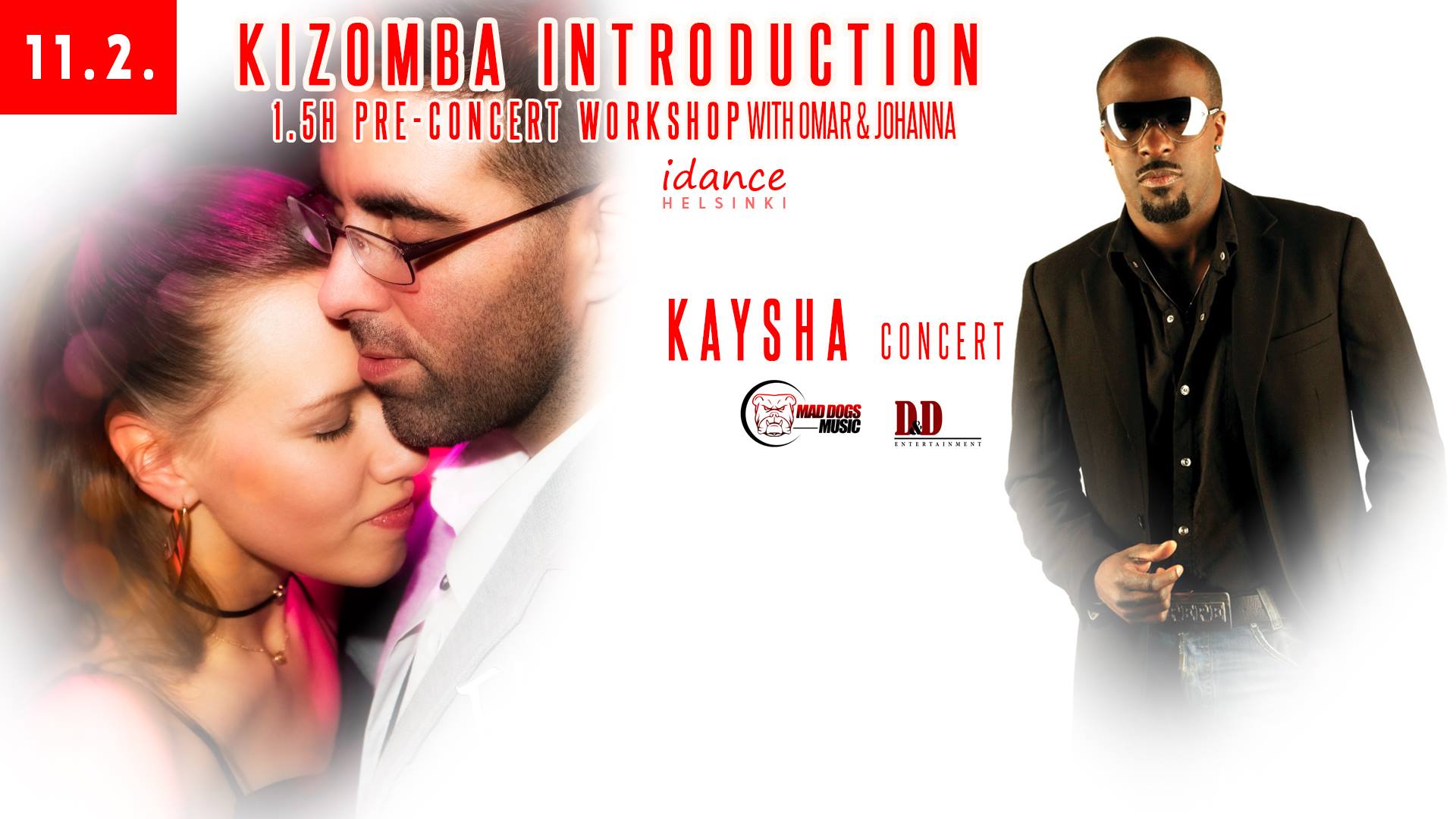 Kizomba Introduction pre-concert workshop with Omar & Johanna