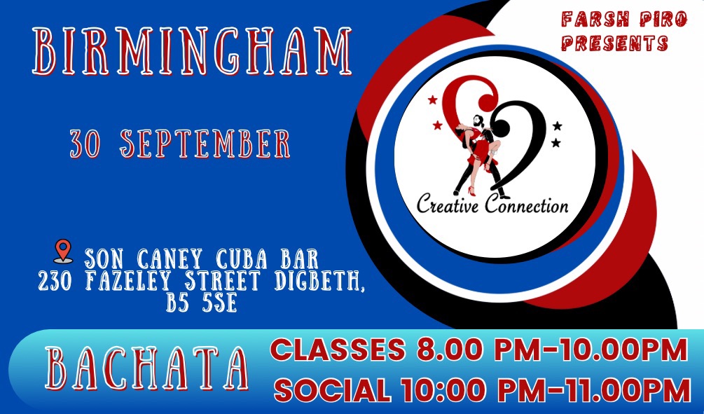 Birmingham Creative Connection , Every Tuesday Bachata Classes & Social