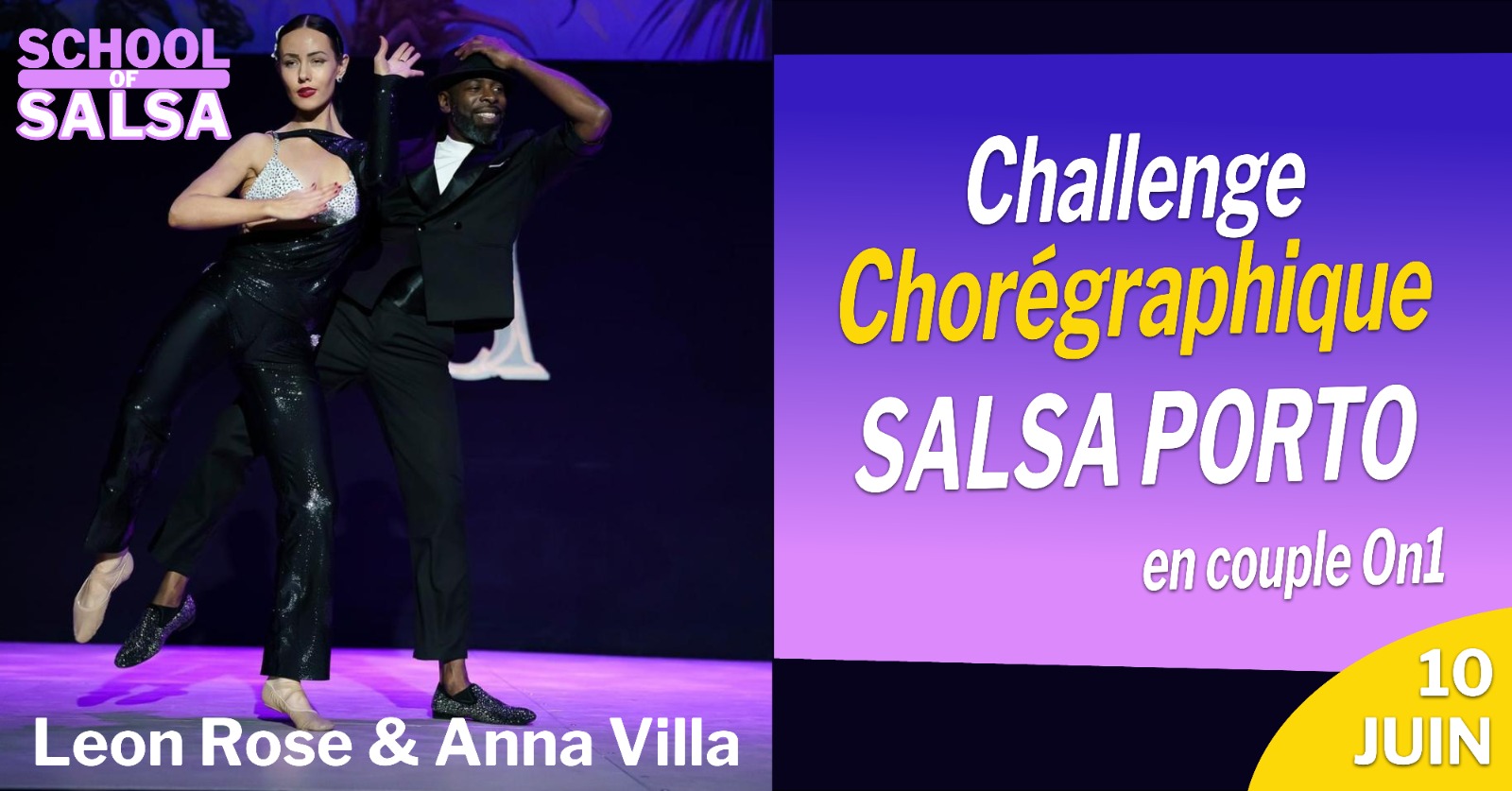 Challenge Chorégraphique avec LEON ROSE & ANNA VILLA