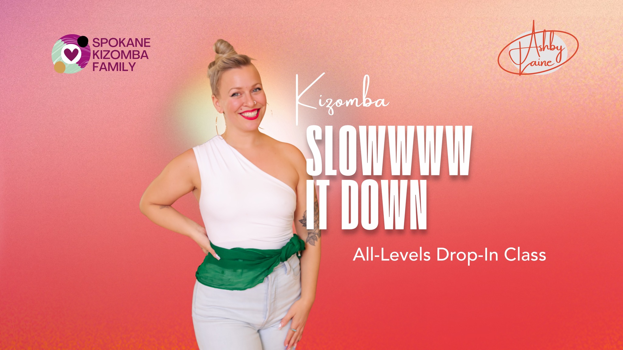Slowwww It Down: All-Levels Drop-In Kizomba Class with Ashby Laine
