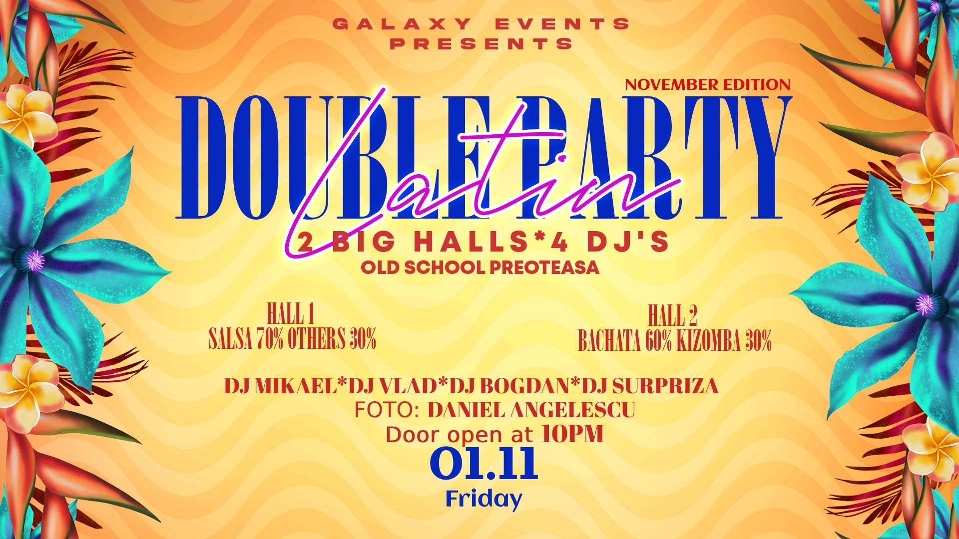 DOUBLE LATIN PARTY- NOVEMBER EDITION@Old School