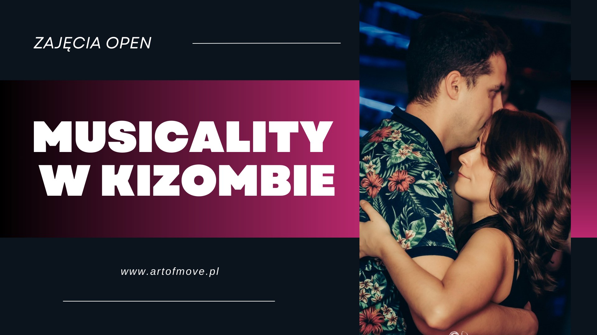 Musicality w kizombie - zajęcia open 27.07 Art of Move