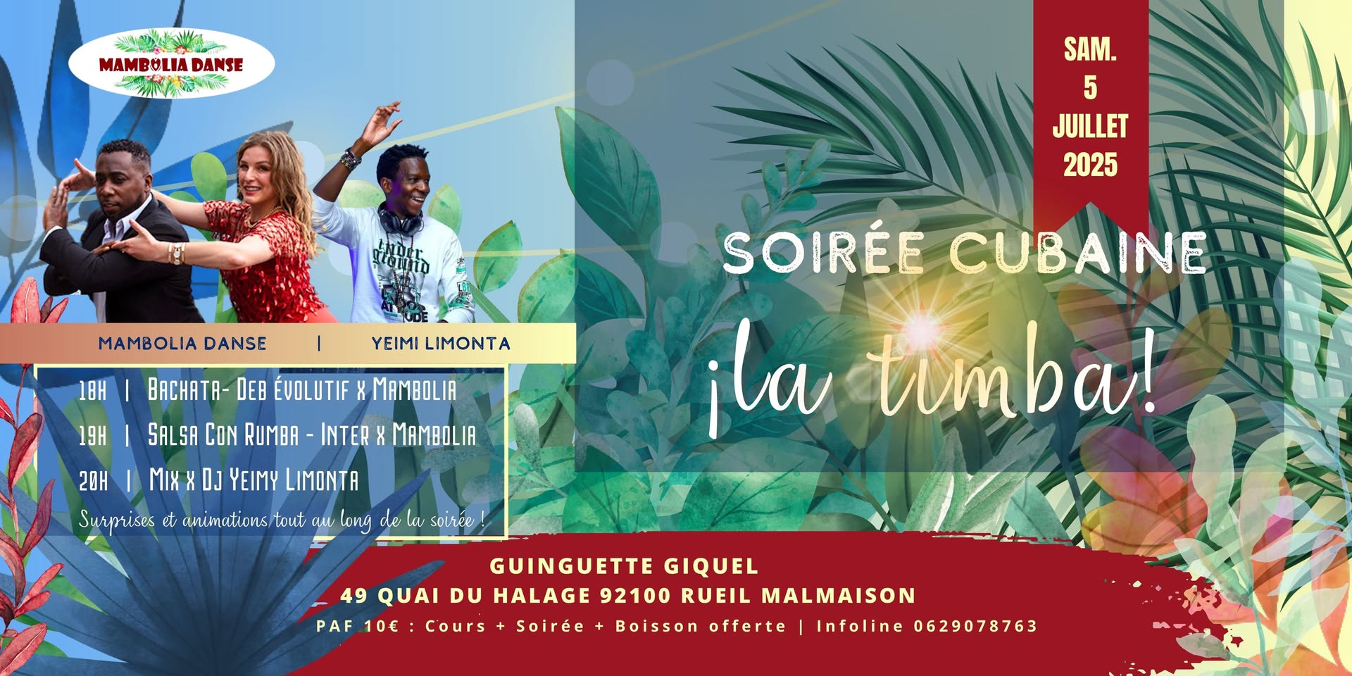 SOIRÉE CUBAINE ¡ LA TIMBA ! 🏝️