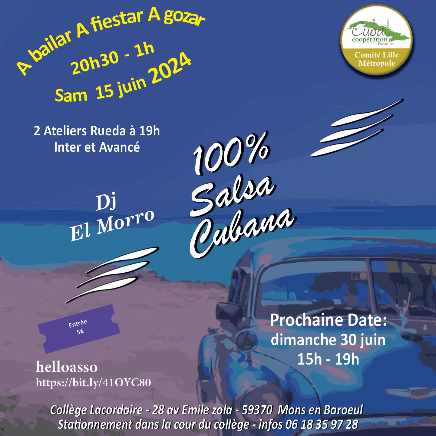 100% Salsa Cubana por Cubacoop Lille