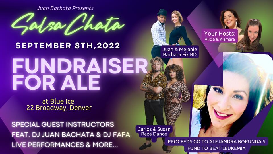 “Salsachata” presents a Fundraiser Social for Ale 🤍