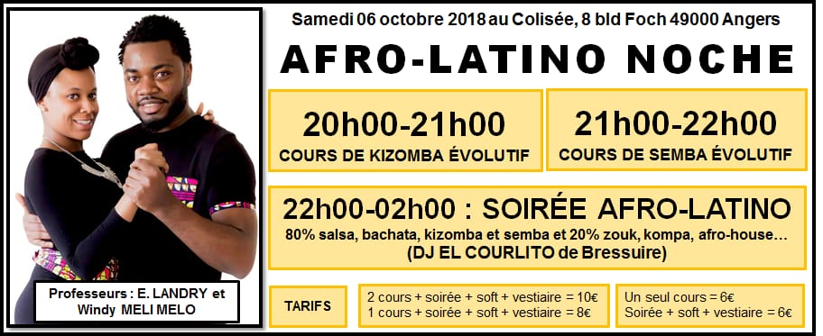 Soirée Afro Latino mensuel avec Salsa Ambiente