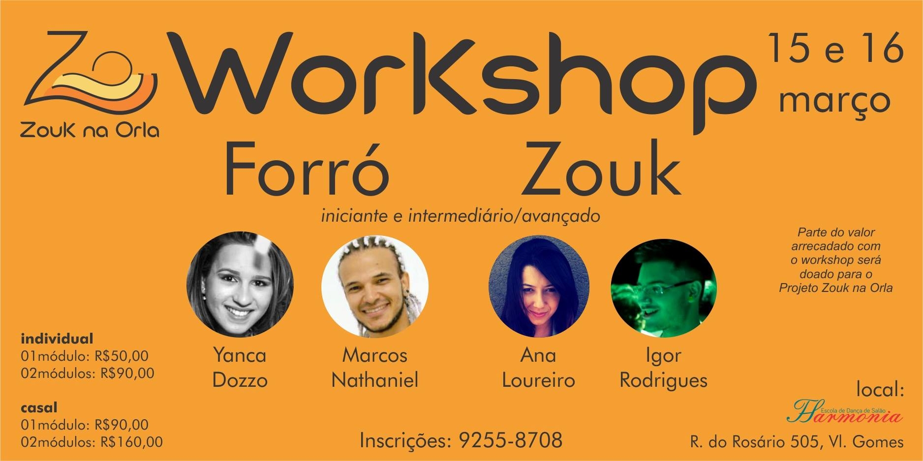 Workshop do Zouk na Orla