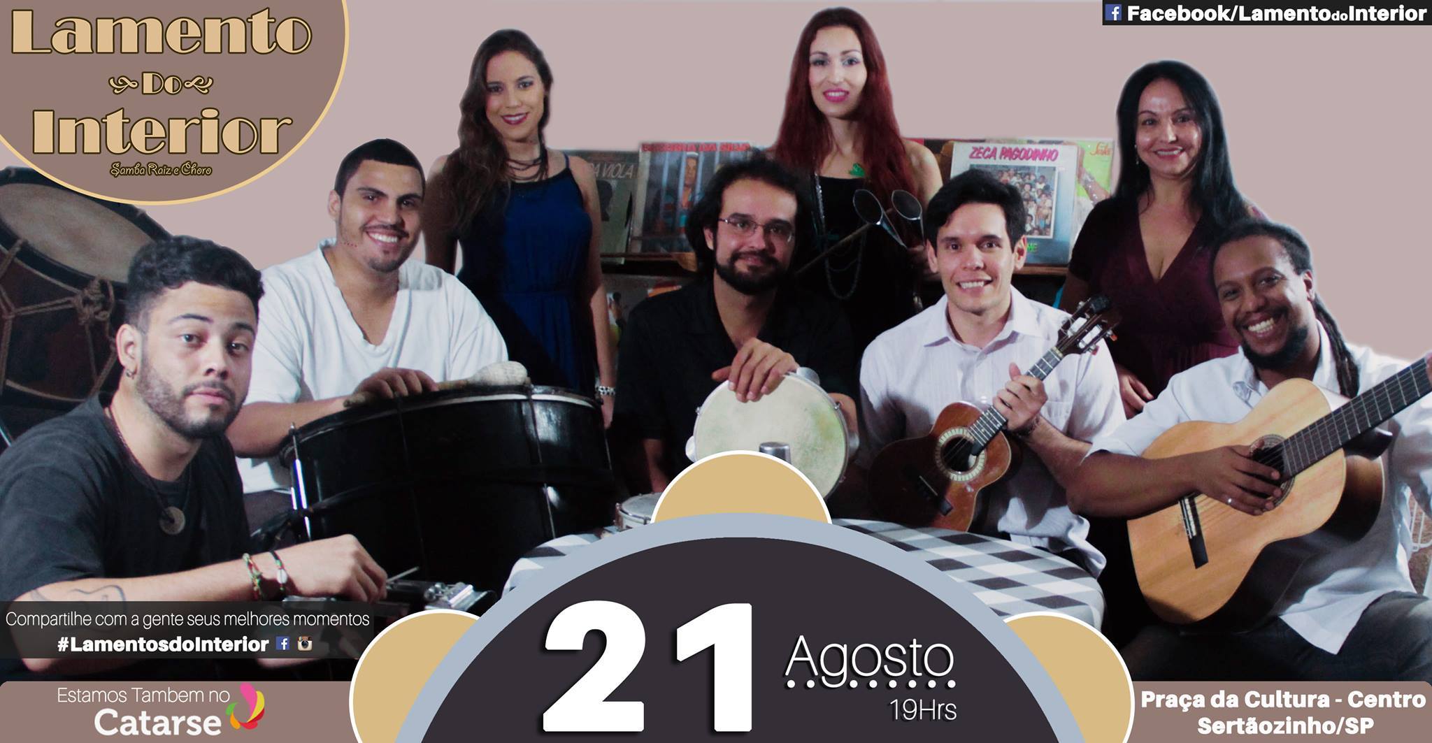 RODA De SAMBA com o Grupo Lamento do Interior