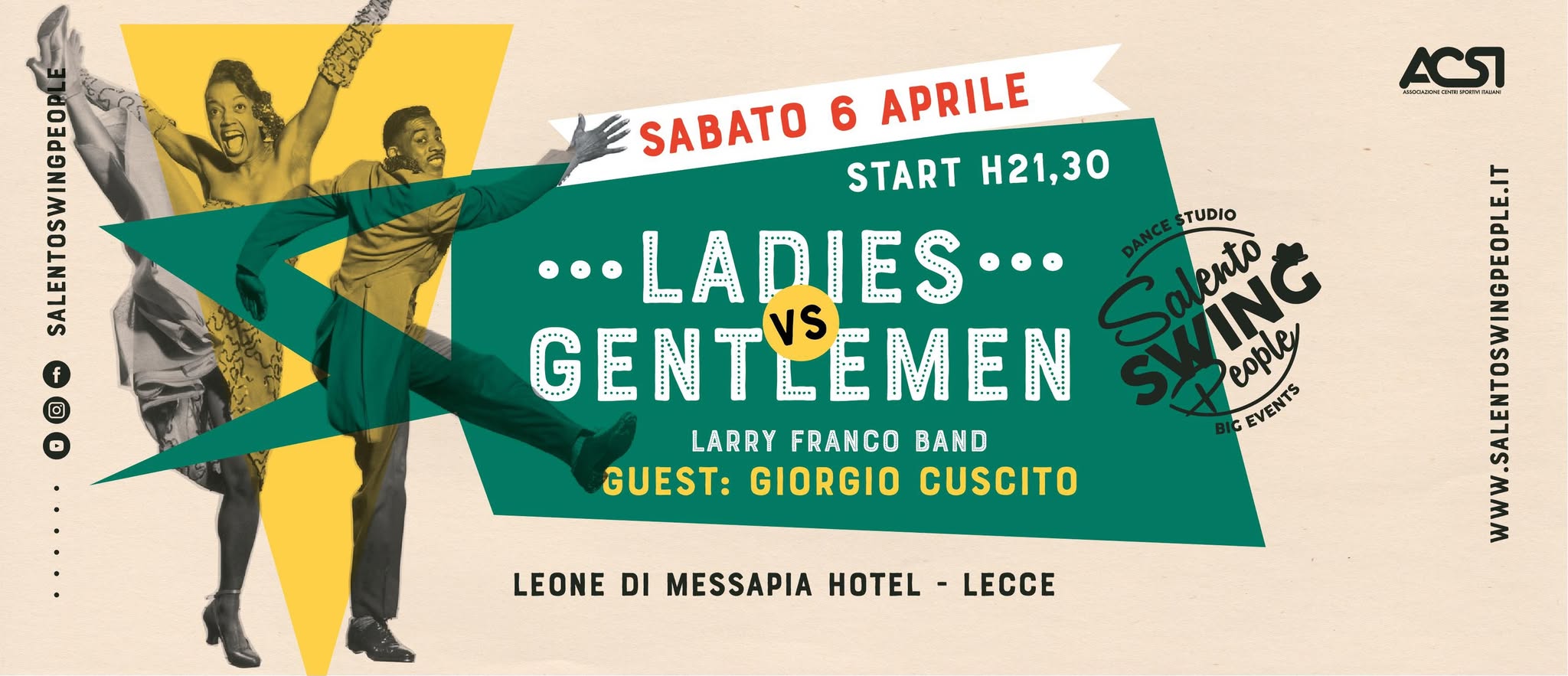 LADIES VS GENTLEMEN - Swing Party