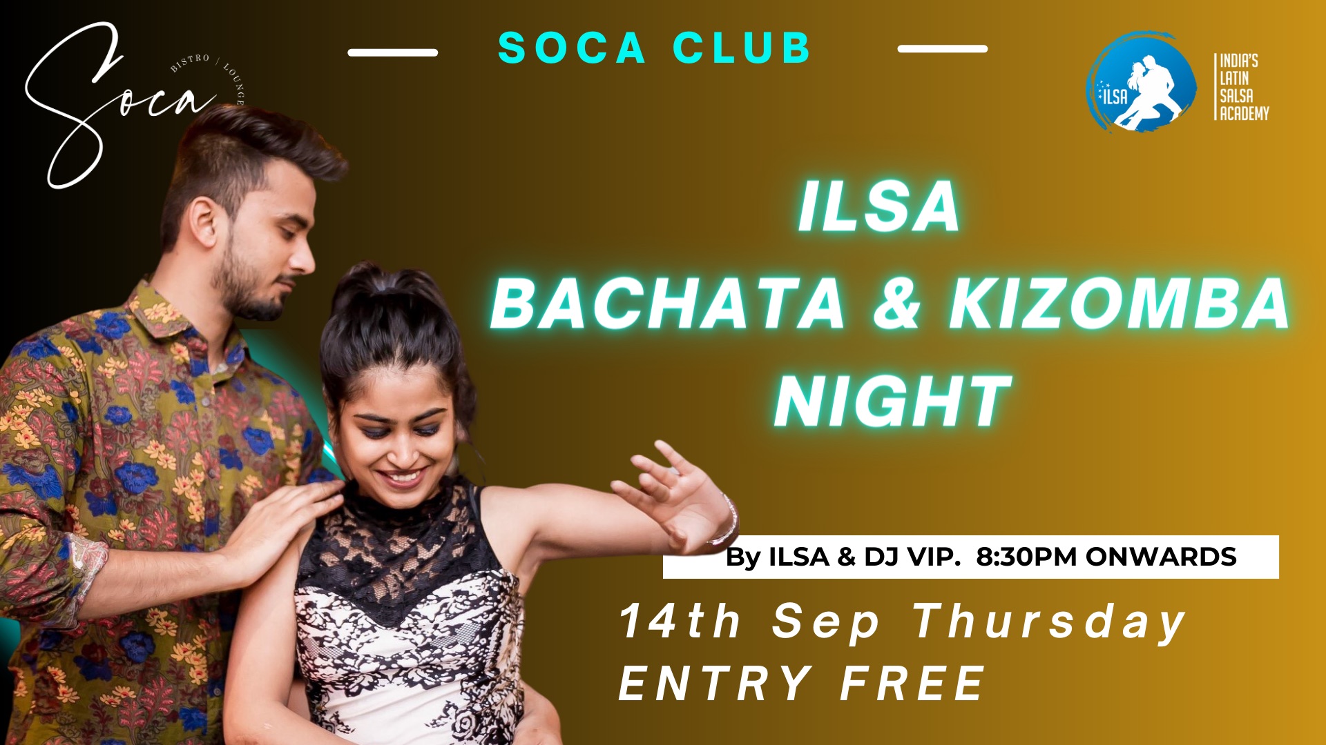 Thursday BACHATA & KIZOMBA NIGHT