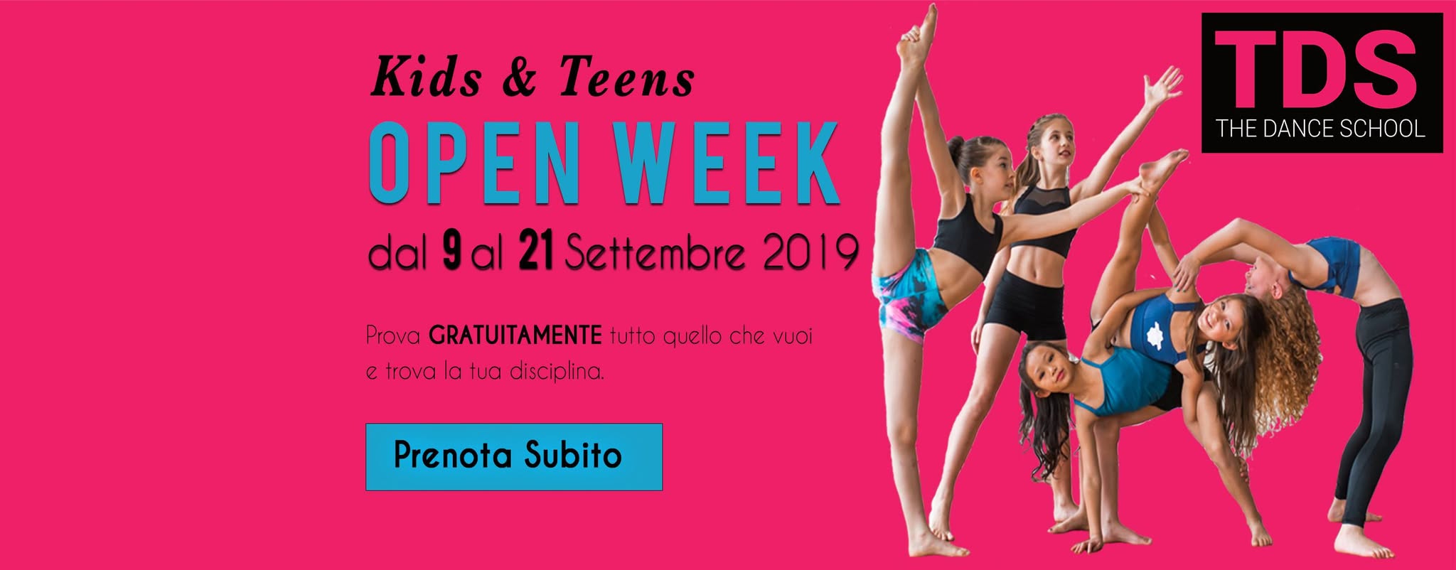 ☆ OPEN WEEK KIDS & TEENS ☆ dal 9 Sett 2019 ☆ Tante Novità! ☆