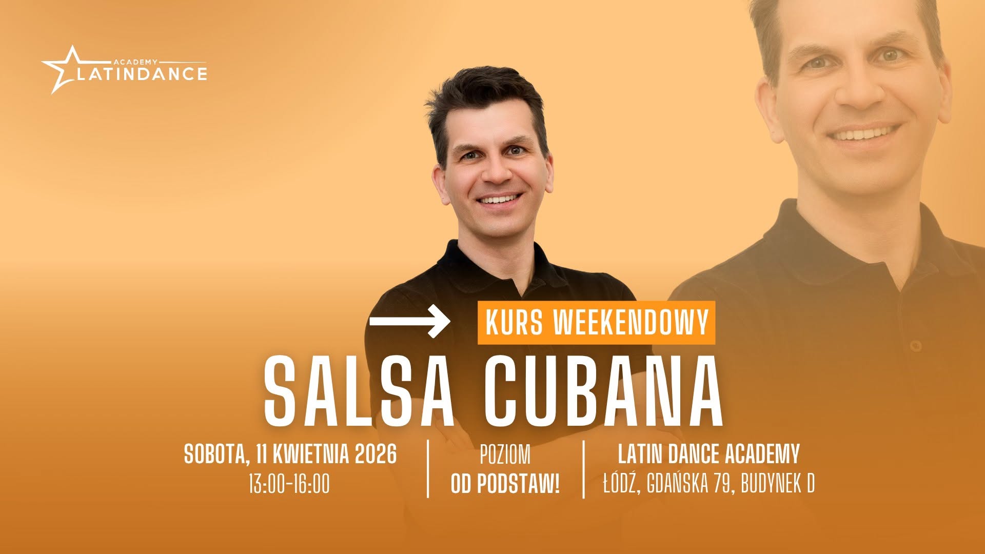 Salsa Cubana Kurs Intensywny od podstaw w LDA! 11 kwietnia '26
