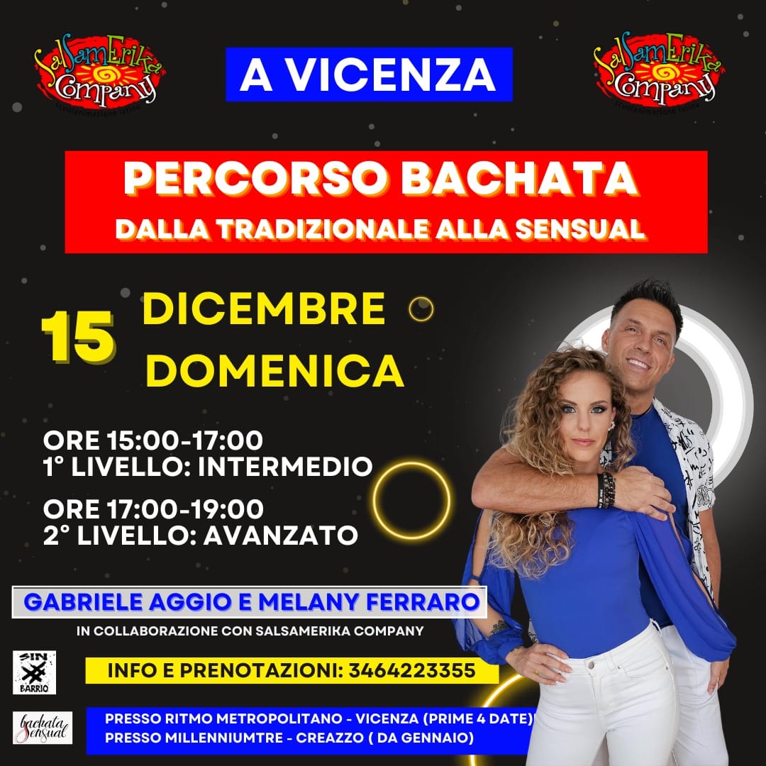 PERCORSO DI BACHATA A VICENZA