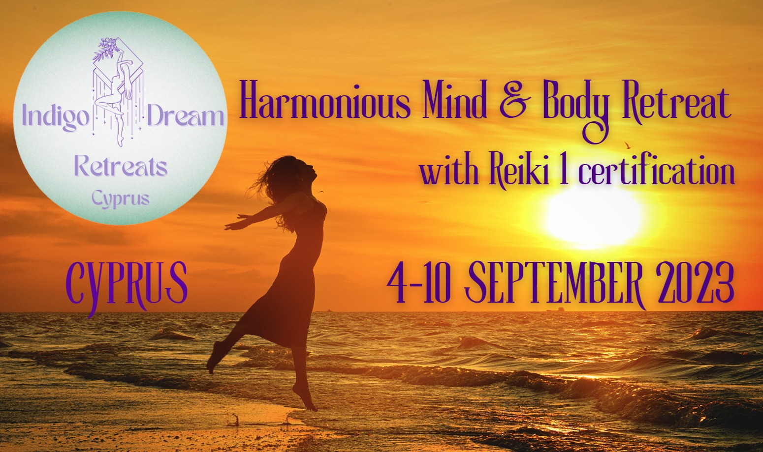 Harmonious Mind & Body 6-night Retreat in Cyprus, with Reiki 1 certification