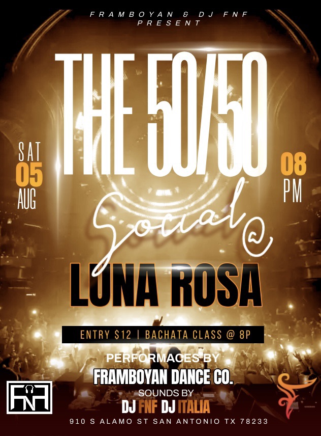The 50 50 @ Luna Rosa! Grand Opening!