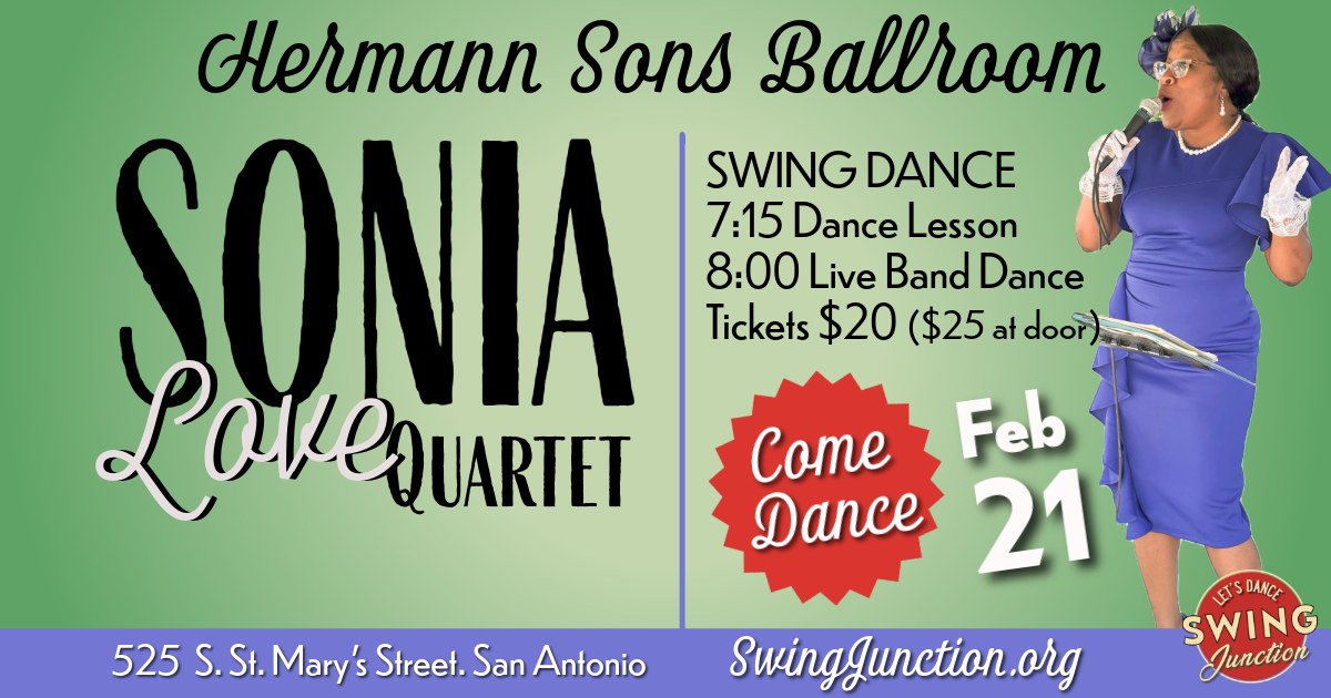 SONIA LOVE QUARTET - Swing Night Feb 21