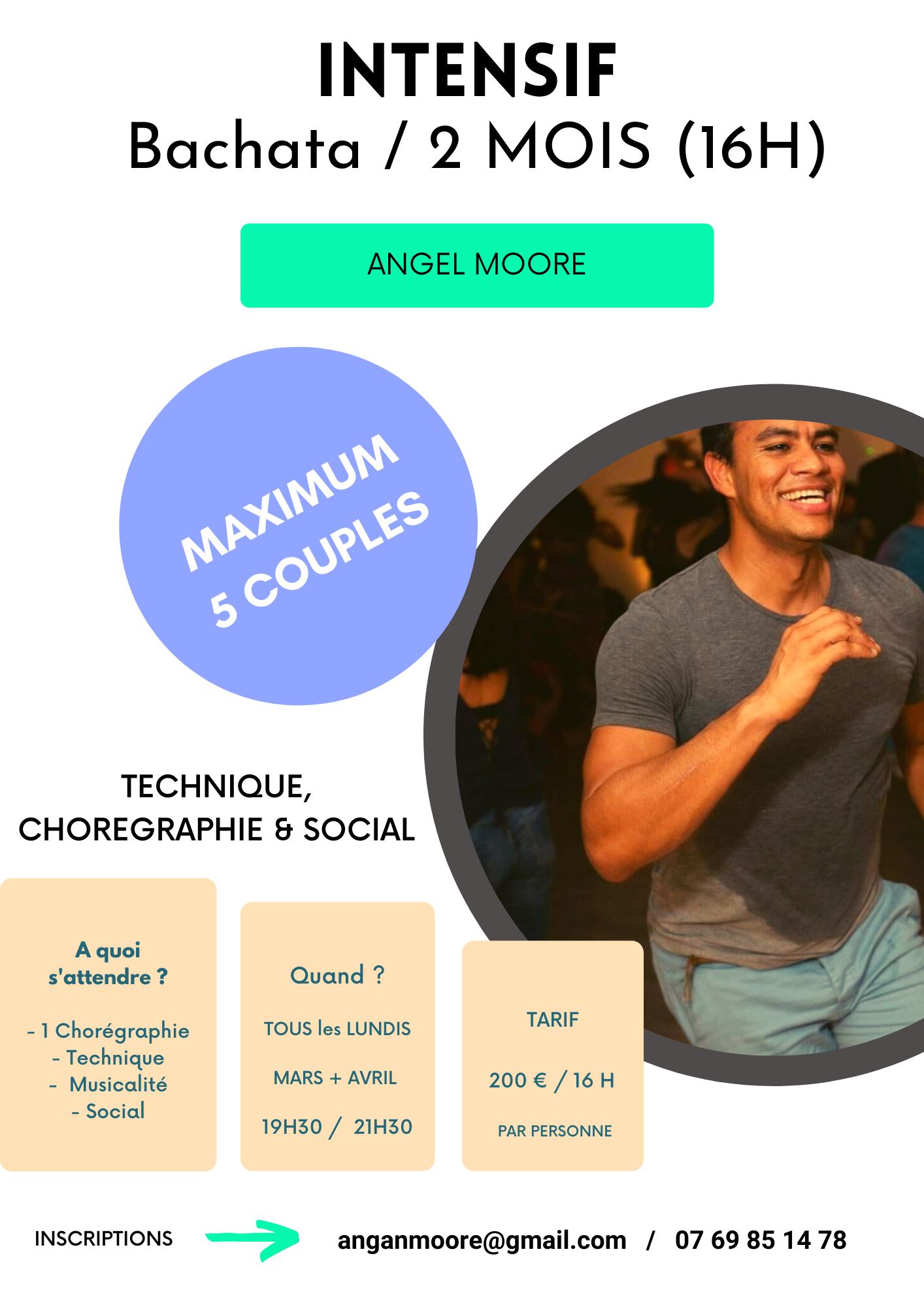 INTENSIF Bachata avec Angel Moore
