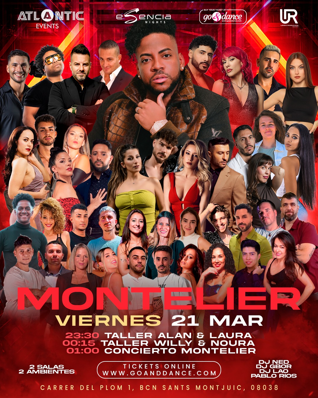 Montelier en concierto + Social de Bachata y Salsa - By Esencia Nights