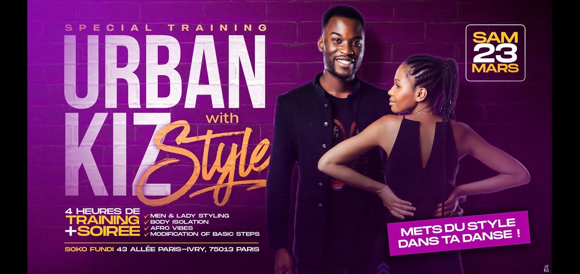 Urban Kiz With Style (Special Training) + Soiree